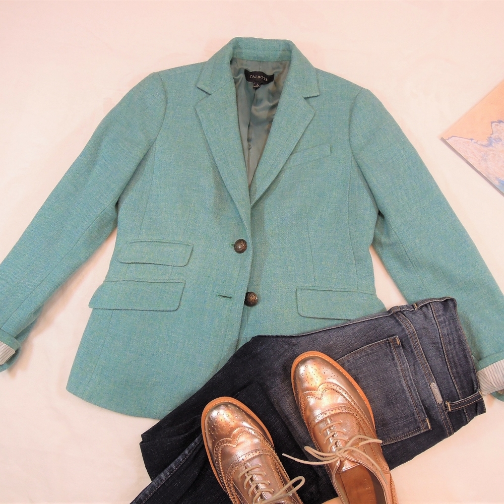 Talbots wool blazer.  Size 2.